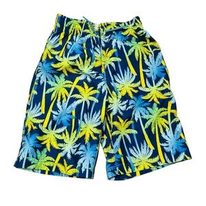 Joe Fresh Blue and Yellow Kids Swim Trunks